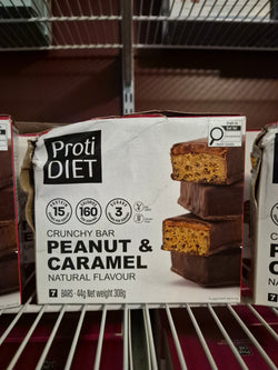 ProtiDiet - Damaged Crunchy peanut and caramel bar